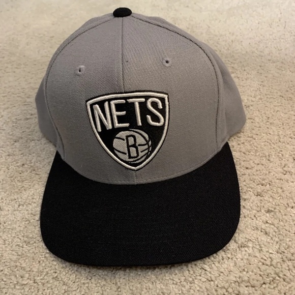 Brooklyn Nets Snapback Cap - Used / Authentic - Mitchell & Ness - Picture 1 of 3